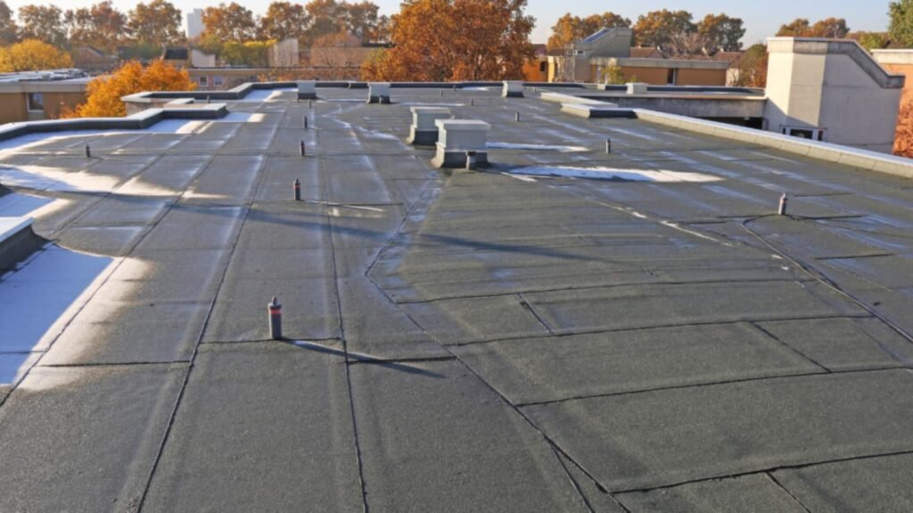 Roof with a Seamless Fabric-Reinforced System